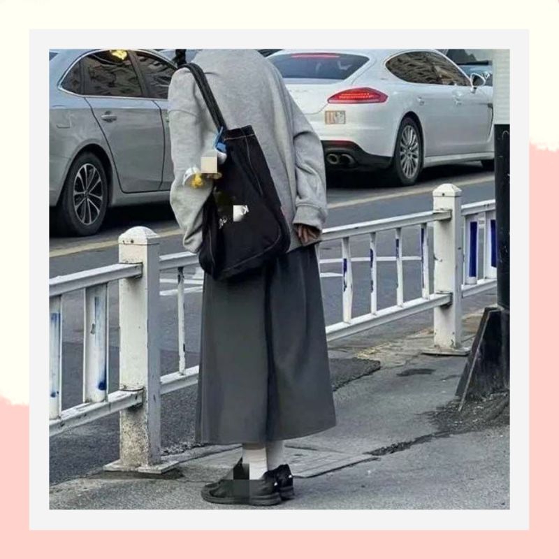Chân váy dài hàn quốc ulzzang dáng xoè bigsize cho người mập màu xám tôn da,chân váy dài qua gối phong cách hàn quốc 12