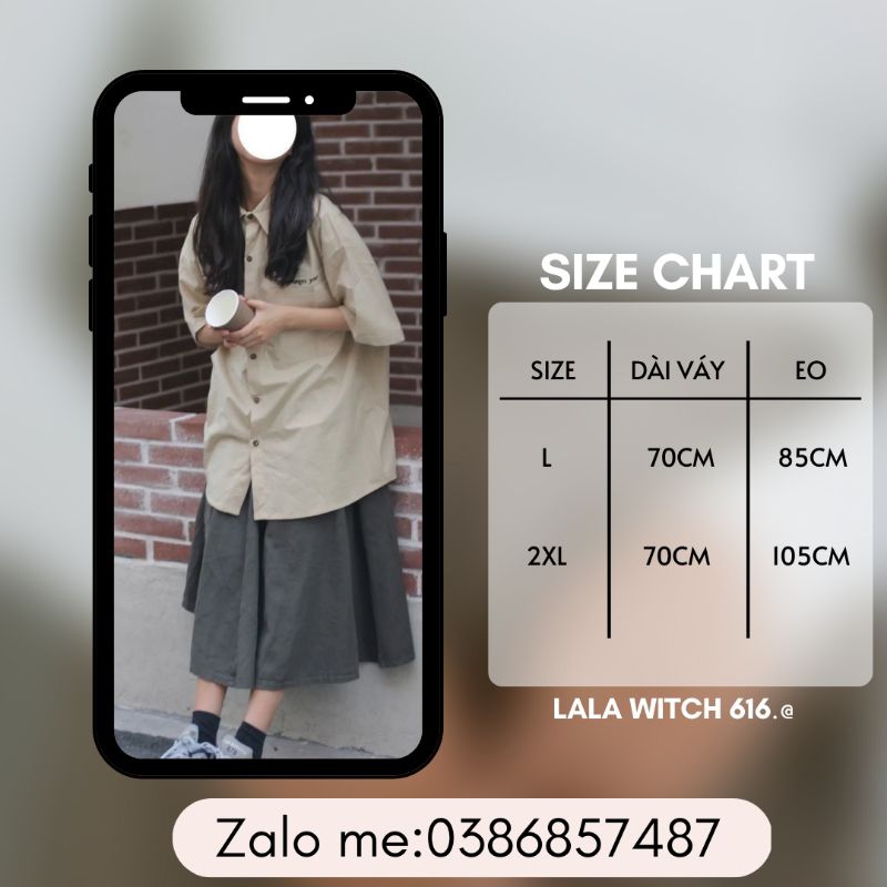 Chân váy dài hàn quốc ulzzang dáng xoè bigsize cho người mập màu xám tôn da,chân váy dài qua gối phong cách hàn quốc 12