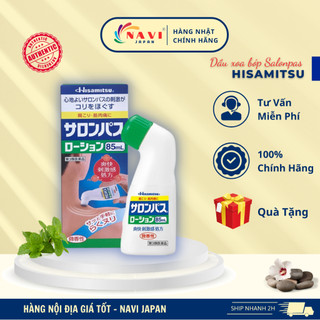 Dầu Xoa Bóp Salonpas Hisamitsu, Chai Lăn Salonpas Giảm Đau Xương Khớp Nội Địa Nhật 85ml