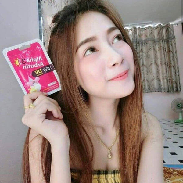 Arbutin , viên kích trắng alpha arbutin 3 plus thái lan vỉ 10 viên