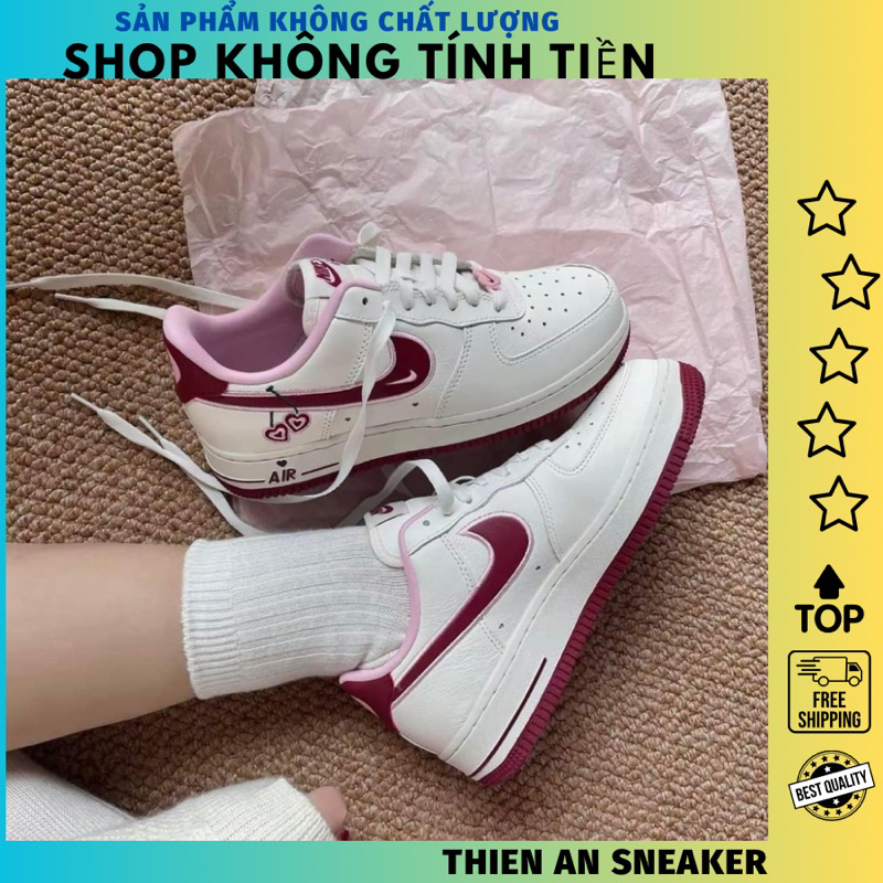 [THIEN AN- SNEAKER] Giày thể thao  A.F.1  valentine chery cao cấp