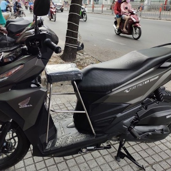 GHẾ NGỒI XE MÁY CHO BÉ INOX CHẮC CHẮN