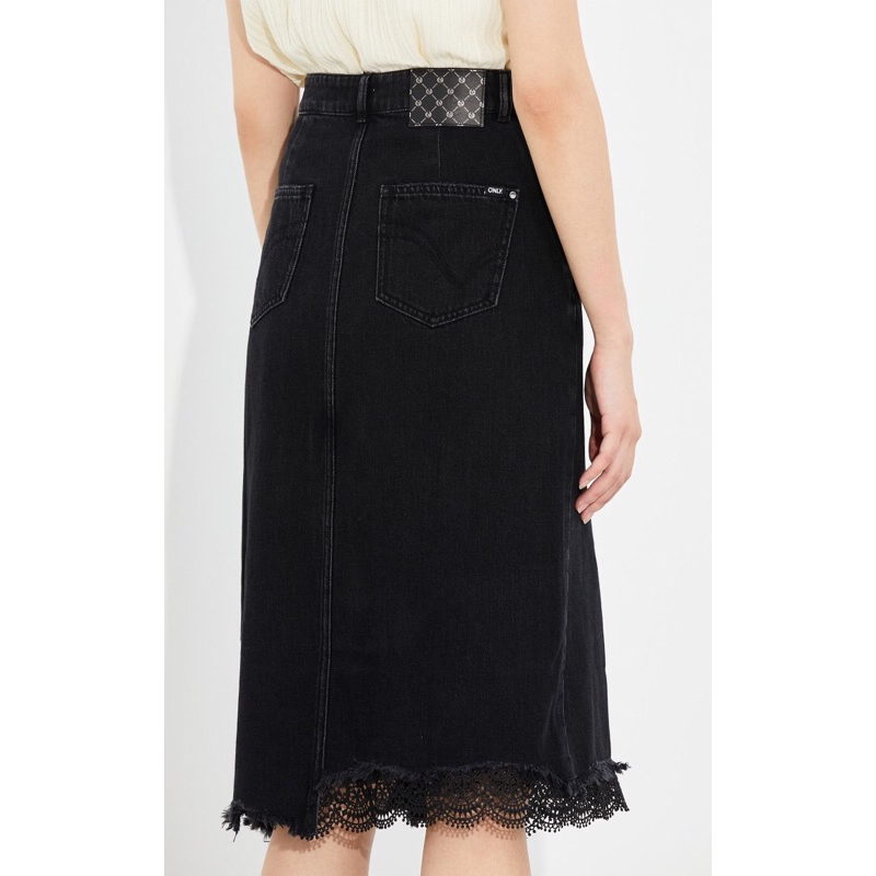 Chân váy jeans đen Only