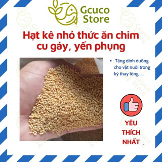 600g hạt Kê vàng loại to, bóng mẩy cho chim vet, cu gáy, yến phụng, hamster...