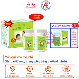 NGA PHỤ KHANG – Hộp 360 viên tặng ngay Hộp 60v - Giảm u xơ tử cung, u nang buồng trứng