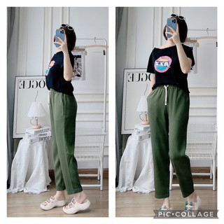 Quần baggy cạp chun