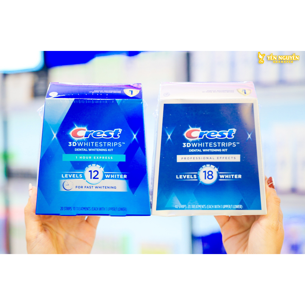 Miếng dán trắng răng 3D Crest (bán lẻ miếng)