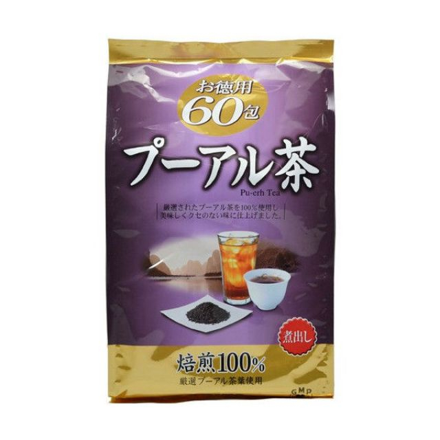 TRÀ PHỔ NHĨ GIÚP CẢI THIỆN TIÊU HÓA, NGĂN NGỪA UNG THƯ ORIHIRO NHẬT BẢN (60 TÚI LỌC/ GÓI)