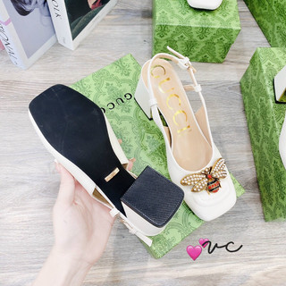 💕Giầy gucci ong gót 7cm (full box túi giấy bill)