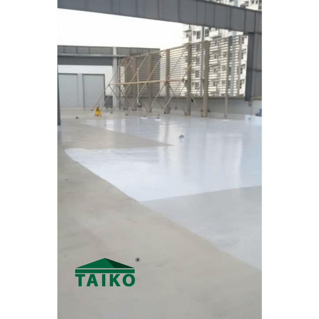 Keo Sơn Chống Thấm PU (Polyurethane) Taikomi PU95 Thùng 1 Lít - Chống Thấm Ngoài Trời, Sân Thượng, Sàn Mái, Gạch Men