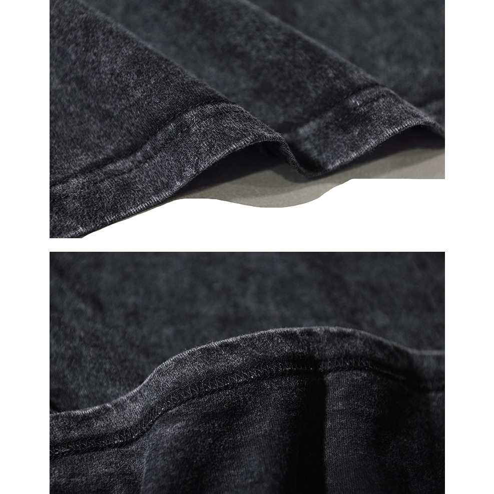 PO FLORET Áo thun unisex rộng Gấu dâu tây in Oversize áo phông nữ 100%Cotton áo phông cổ điển đã giặt