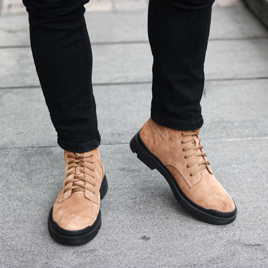 Giày đốc nam, giày nam da lộn L888