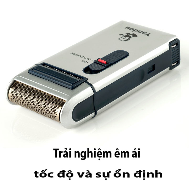 Máy Cạo Râu Khô, Không Dây Chính Hãng Yandou Model SCW301U, Đa Năng Sử Dụng Pin Sạc, Nhỏ Gọn - Tiện Lợi Bản Cao Cấp 2023