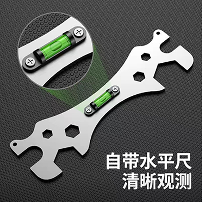 Thước cân sen vòi nóng lạnh đa năng. Cờ lê inox đa năng lắp đặt vòi nước