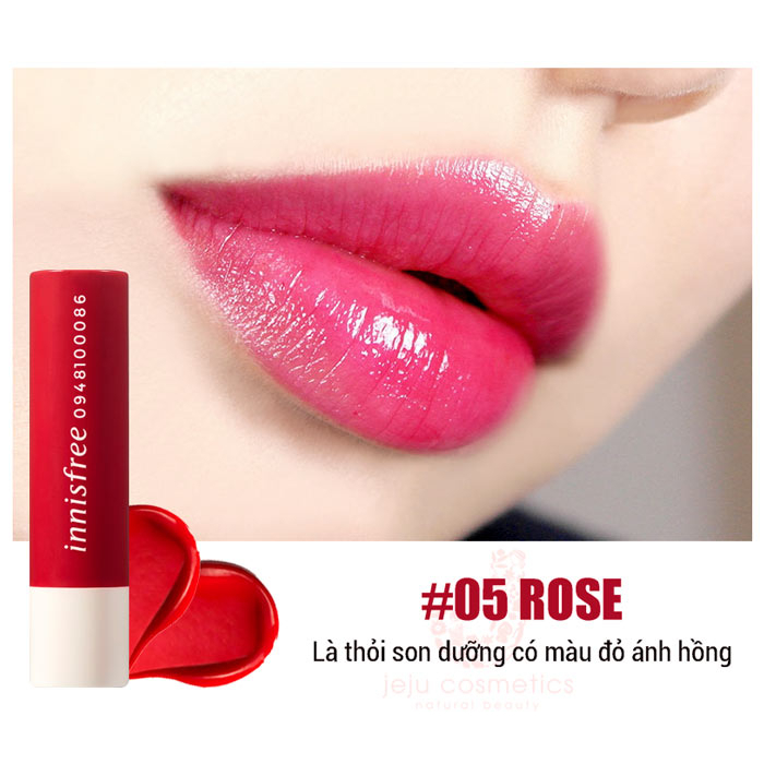 Son dưỡng có màu Innisfree Glow Tint Lip Balm 3.5g màu 05