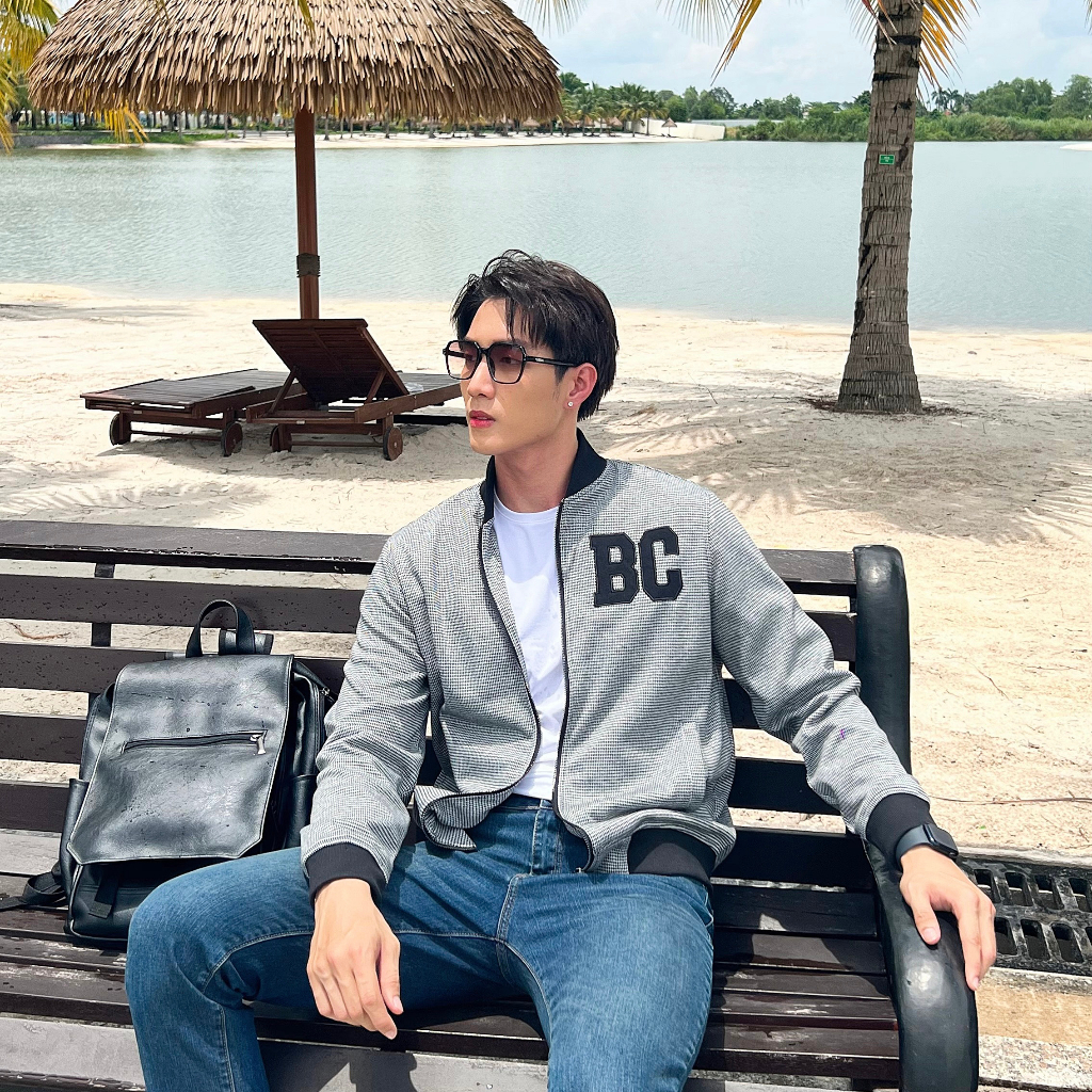 Áo Khoác Nam Cao Cấp BC Embroidery Jacket Bomber BY COTTON