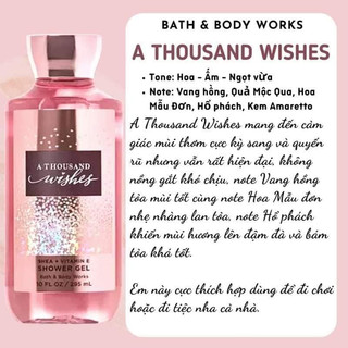 Sữa tắm Bath & Body Works 295ml USA