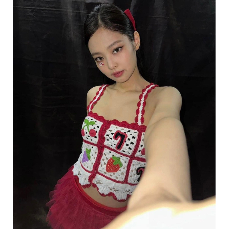 Jennie top - áo len móc thủ công siêu xinh