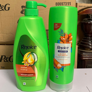 Dầu Gội Rejoice 600ml Và Kem Xả Rejoice 320ml.