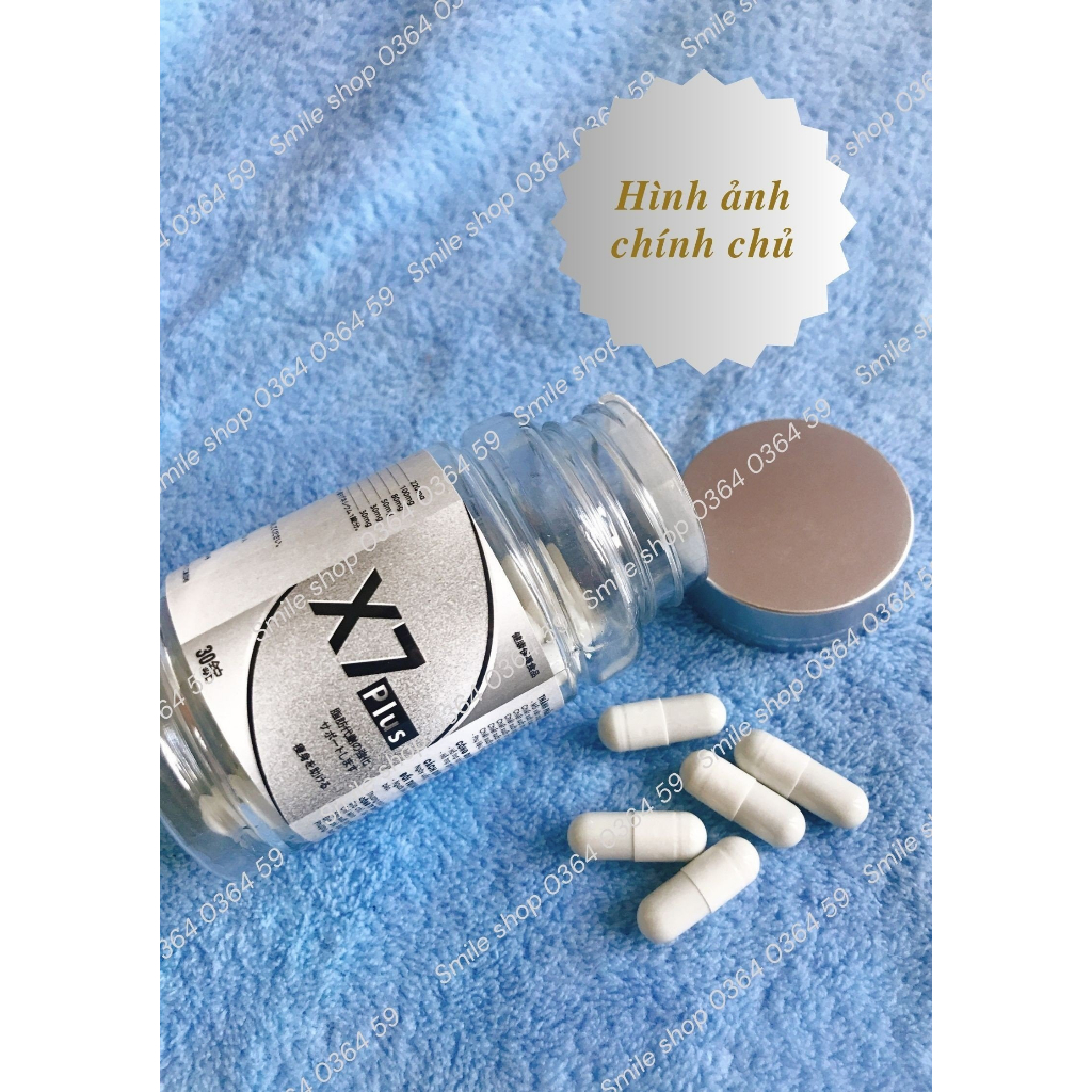 Viên Uống Giảm Cân X7 Plus X1000 Ngân 98 - Giảm 5-15kg sau 1 liệu trình