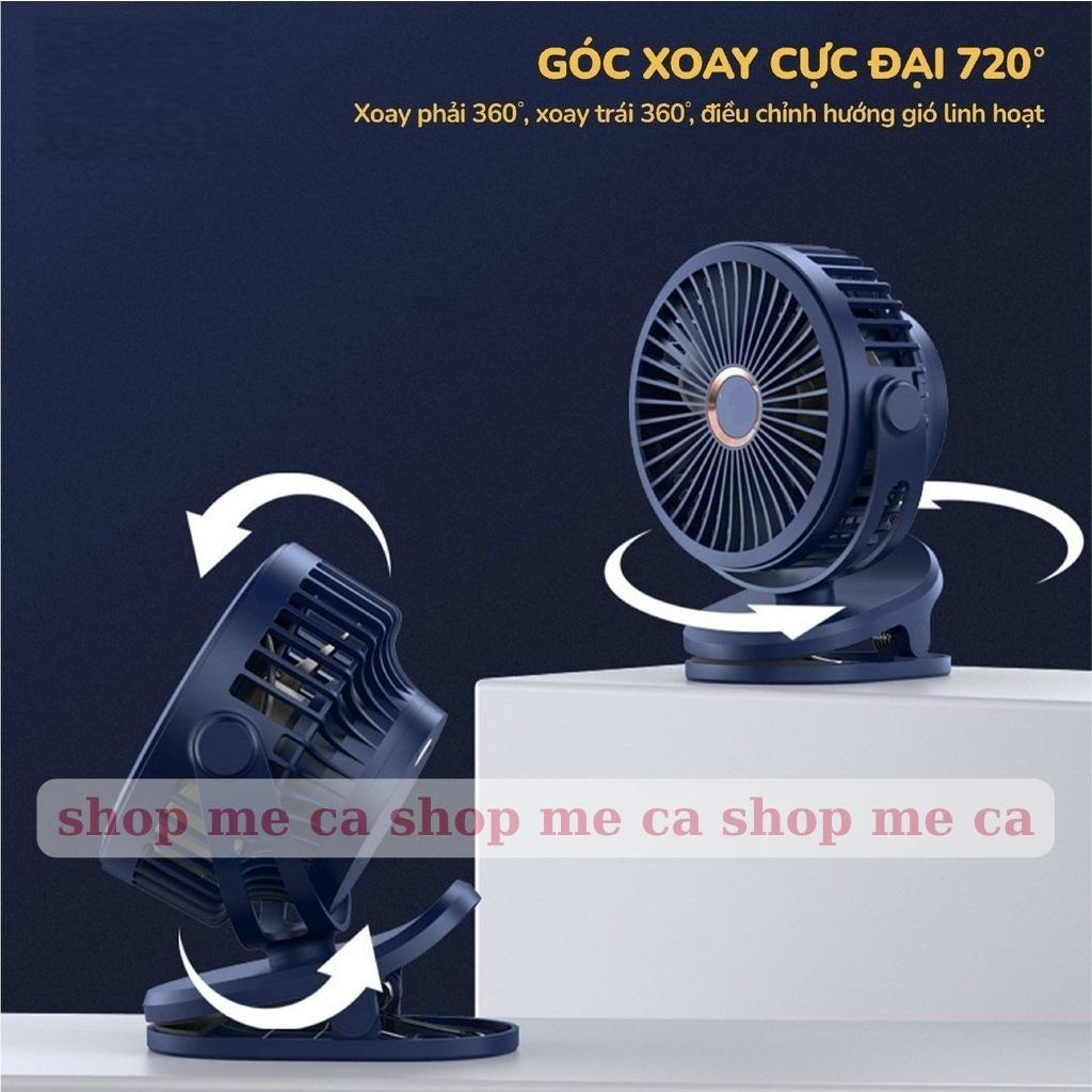 Quạt mini sạc điện 10000 mah quạt kẹp GF07 Thích hợp cho máy tính để bàn, trường học, văn phòng , xe đẩy cho bé | BigBuy360 - bigbuy360.vn