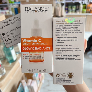 Tinh Chất Làm Sáng Da SERUM VITAMIN C BALANCE HÀNG UK