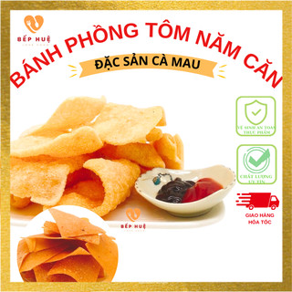 Bánh phồng tôm năm căn 38% tôm đất tươi bịch 500g
