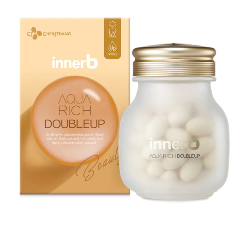 Thực phẩm bảo vệ sức khỏe INNERB AQUA RICH DOUBLEUP (từ AxitHyaluronic) lọ 70 viên