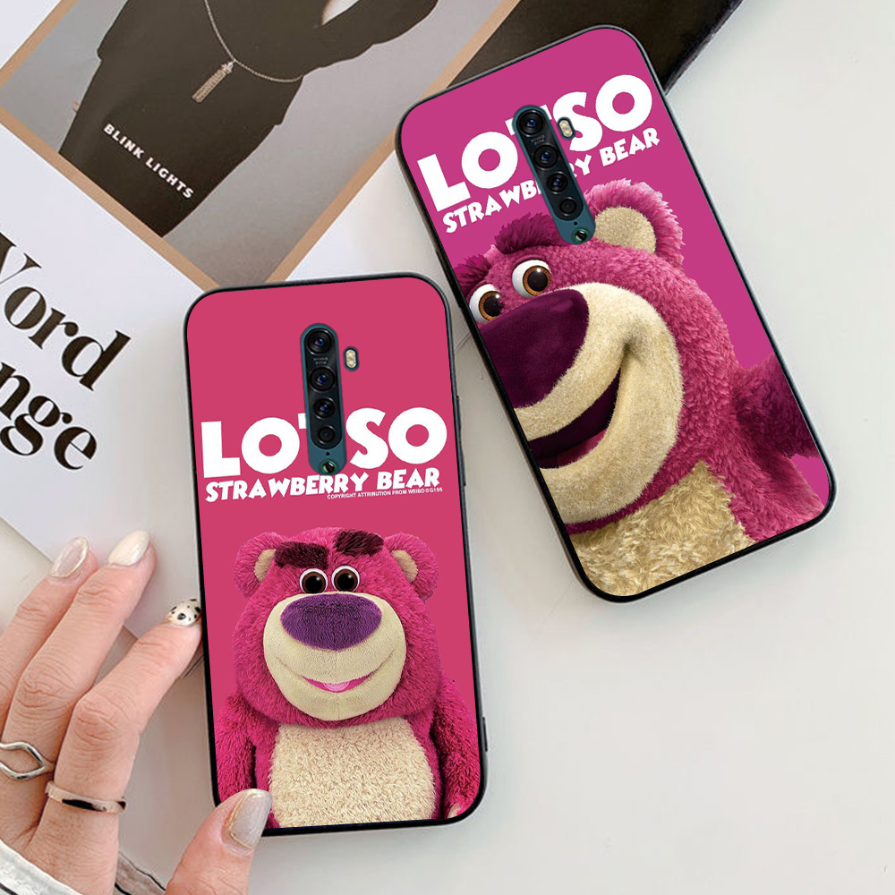 Ốp lưng oppo reno 2 / oppo reno 2f in hình gấu dâu thịnh hành nhất