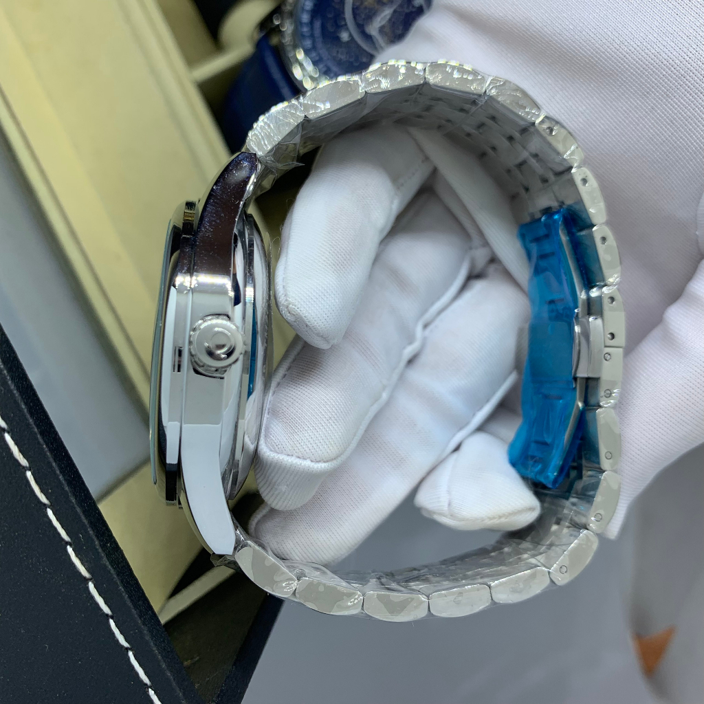 Đồng hồ nam automatic cơ Omeg dây đúc chống nước ATM size 42mm khóa bướm bảo hành 24 tháng - ĐÔNG HỒ OFFCIAL