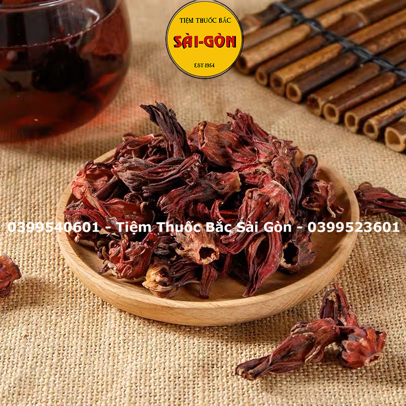 Hoa Dâm Bụt - Atiso Đỏ - Hibiscus 1kg (Hàng mới, thơm, đẹp, ngon)