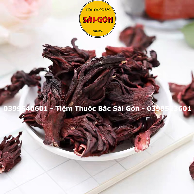 Hoa Dâm Bụt - Atiso Đỏ - Hibiscus 1kg (Hàng mới, thơm, đẹp, ngon)