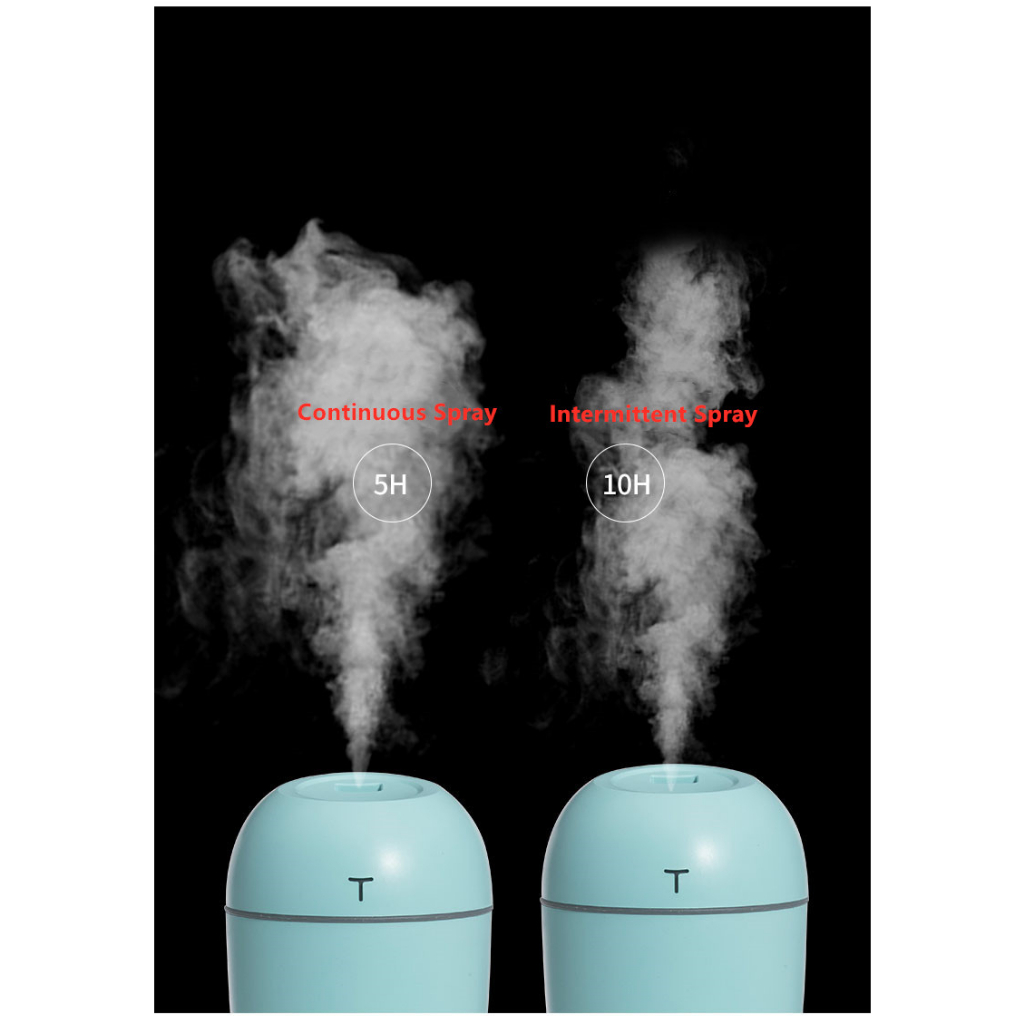 Máy xông tinh dầu Mini tạo độ ẩm khuếch tán tinh dầu phun sương toả hương diệt khuẩn đuổi muỗi cho nhà cửa và xe hơi