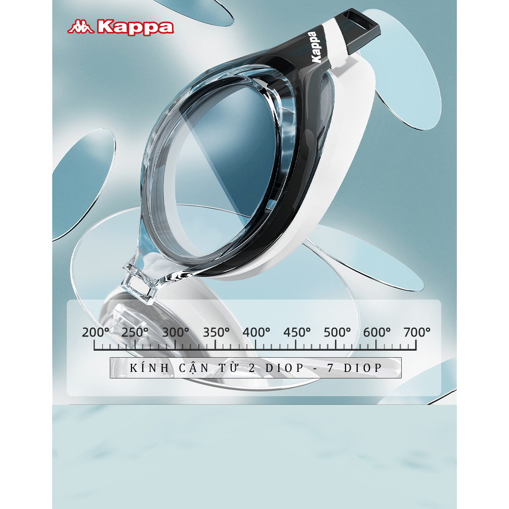 Kính bơi cận cao cấp Kappa  KP2260089 từ 2.0 - 6.0 diop