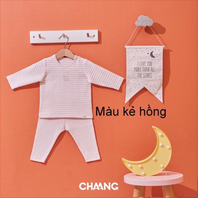 Hàng chính hãng Sale bộ dài tay cúc vai CHAANG -5 màu