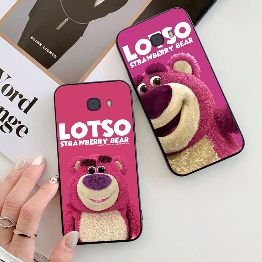 Ốp lưng Samsung c9 / c9 pro / a9 / a9 pro in hình gấu dâu thịnh hành nhất