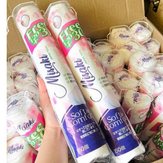 Bông tẩy trang Misaki 150 miếng cao cấp