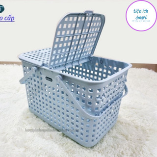 Làn đi sinh nhựa Việt Nhật giỏ đi sinh hokori cao cấp có nắp 2608