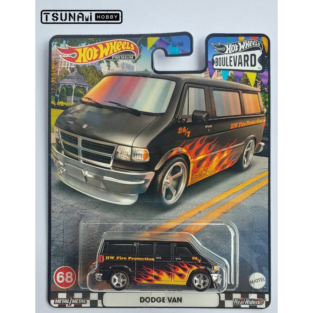 Xe mô hình Hot Wheels DODGE VAN BOULEVARD 2023