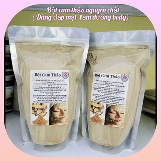 (Sale giá rẻ)1kg bột cam thảo handmade trắng da