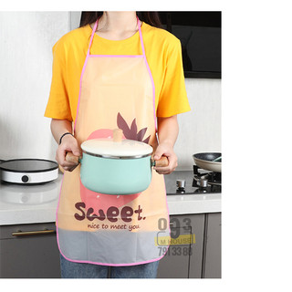 Tạp dề, yếm tạp dề chống thấm nước, tạp dề chắn dầu mỡ, tạp dề nhựa in