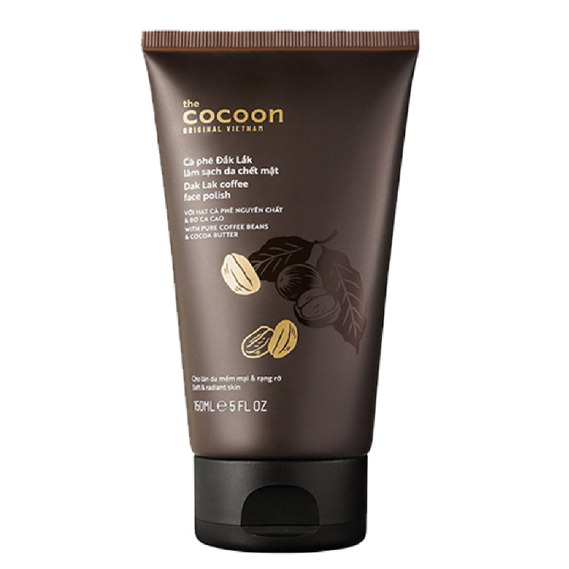 Tẩy tế bào chết mặt cà phê Cocoon cho làn da mềm mại & rạng rỡ 150ml
