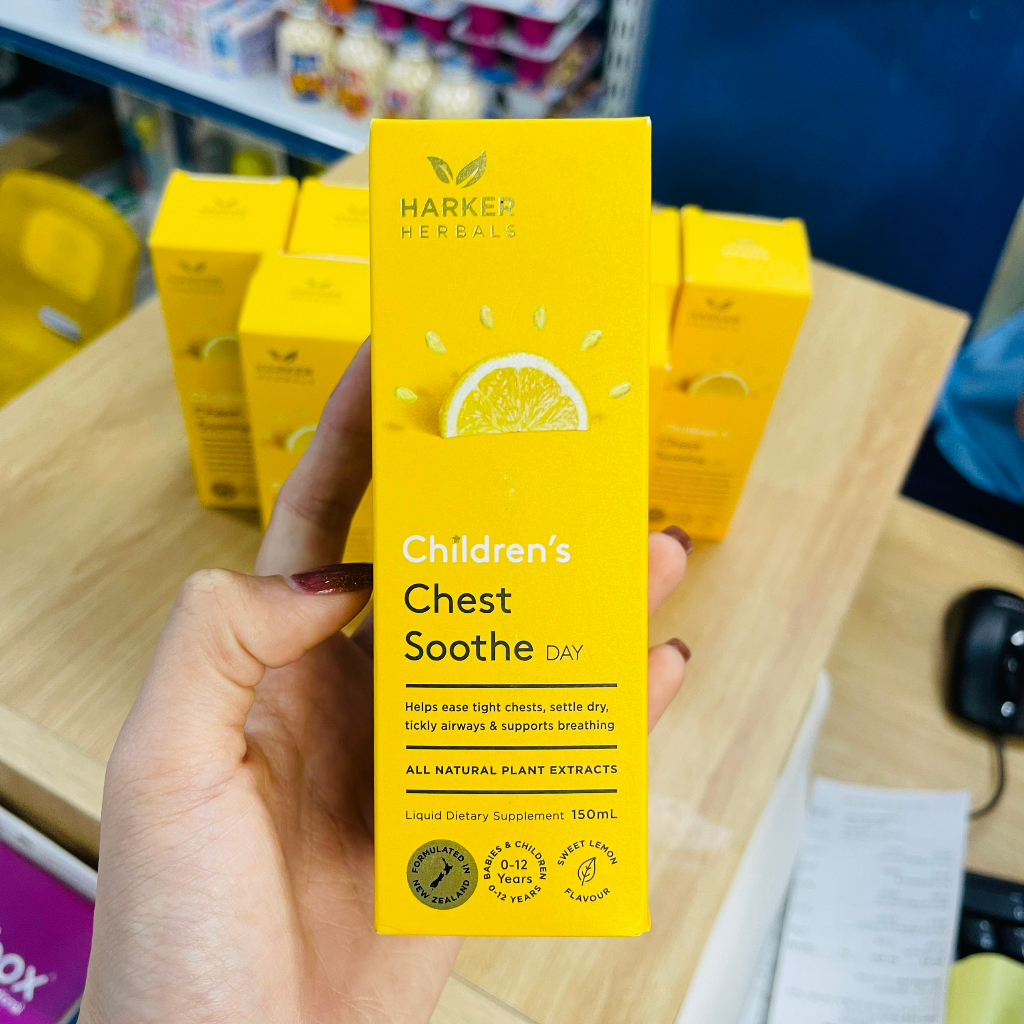 Siro Harker vàng ho khan, ho đờm cho bé từ sơ sinh hộp 150ml