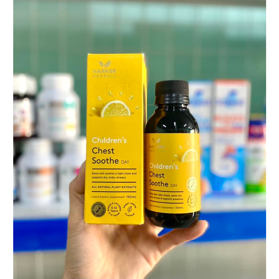 Siro Harker vàng ho khan, ho đờm cho bé từ sơ sinh hộp 150ml