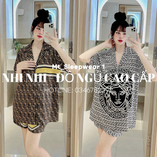 Bộ pyjama cộc đùi liesure quảng châu cao cấp mã 2023-2004