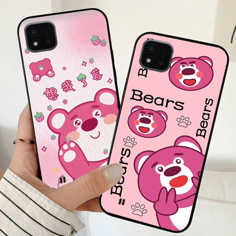 Ốp lưng oppo realme c20 / realme c11 2021 in hình gấu dâu thịnh hành nhất