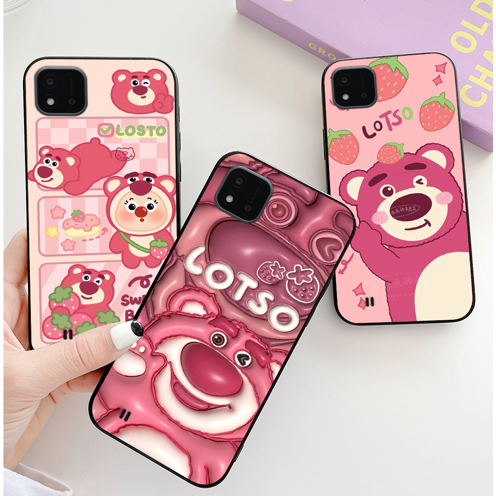 Ốp lưng oppo realme c20 / realme c11 2021 in hình gấu dâu thịnh hành nhất