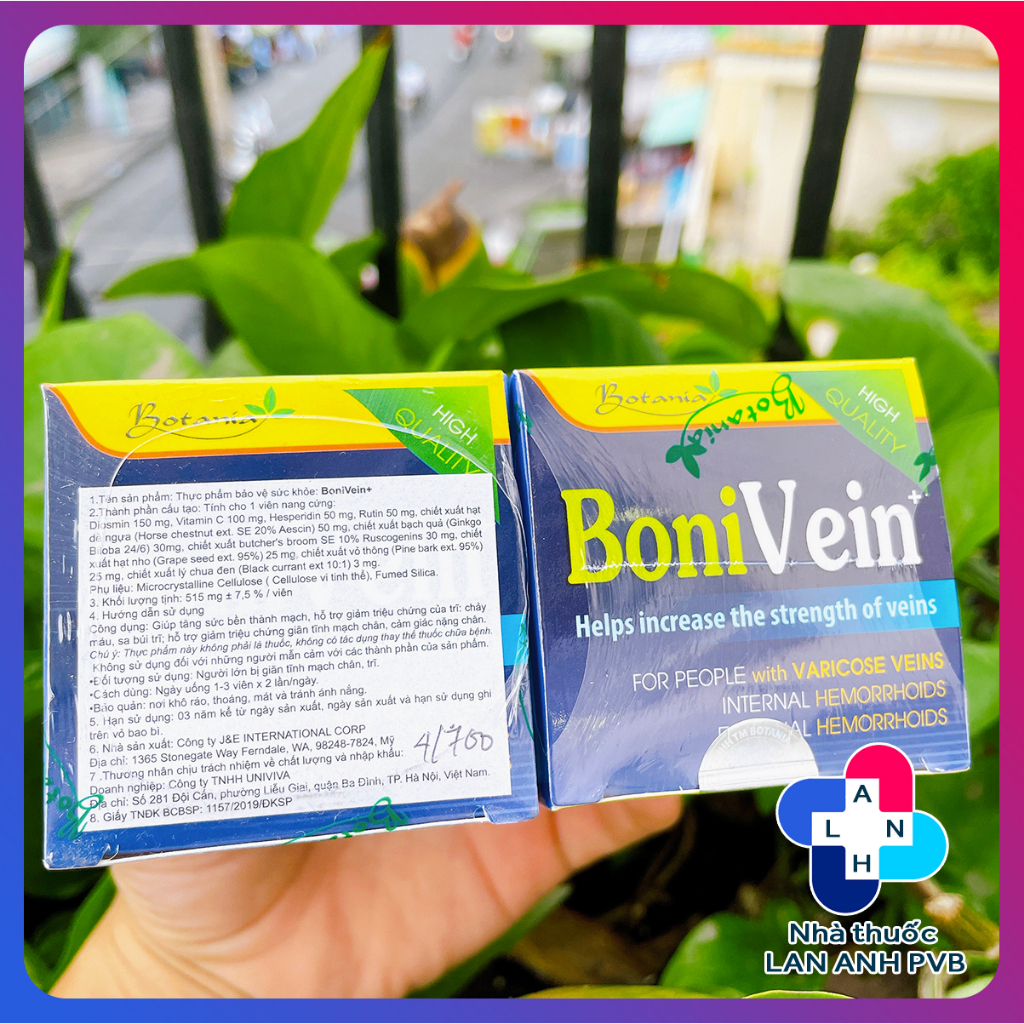 BONIVEIN  - Suy giãn tĩnh mạch, trĩ không còn là nỗi lo.