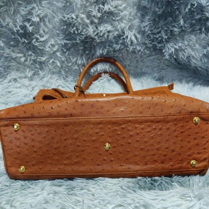 Công sở si dáng Birkin thương hiệu Nhật Bản Napla chính hãng da thật dập vân điểu