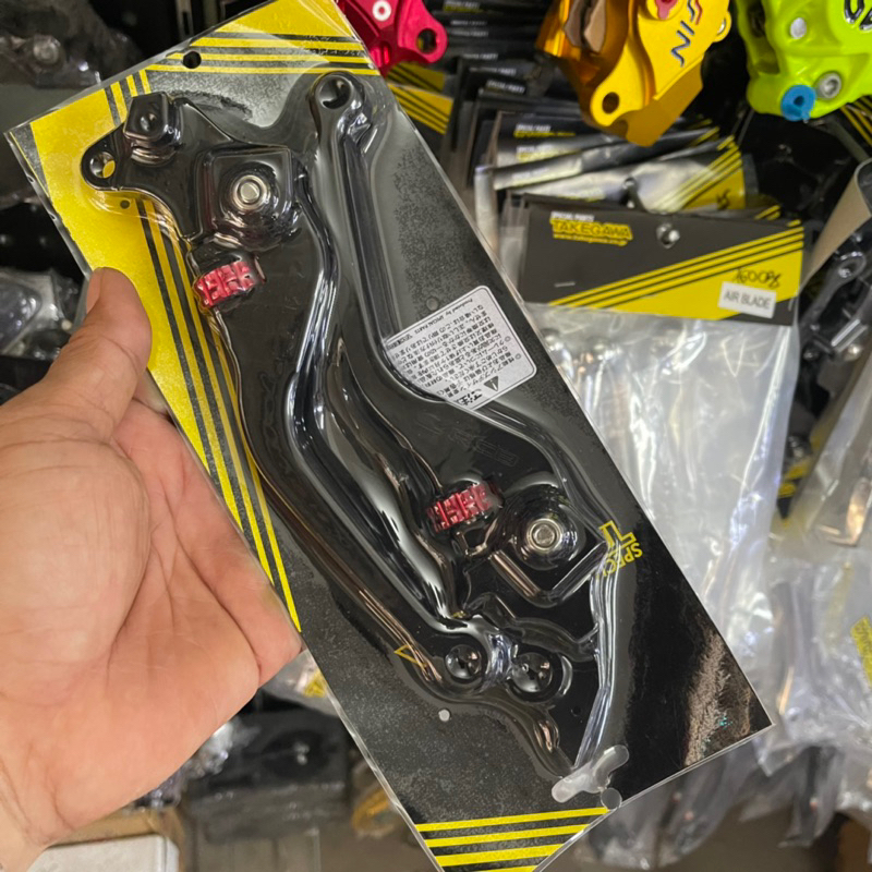 Tay Thắng  RCB Mẫu B5 Xe AB AirBlade, VARIO, Nhôm CNC Đen & Bặc